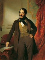 Friedrich-von-Amerling-1846-工业主义者马克西米利安-托德斯科艺术印刷精美的艺术复制品-墙-艺术-id-a0arrox6t