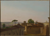 simon-denis-1800-view-on-the-quirinal-hill-rome-art-print-fine-art-reproductie-wall-art-id-a0atx9ehx