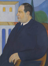 拉斐尔·萨拉1921年肖像约瑟夫·斯特拉的艺术印刷精美的艺术复制品墙艺术ida0b8g062m