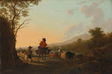 jacob-van-strij-1780-pejzaž-sa-vozačem-stokom-i-pastirom-umjetnička-štampa-likovna-umjetnička-reprodukcija-zidna-umjetnička-id-a0dluolaq