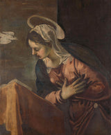 jacopo-tintoretto-1560-neitsi-kuulutamisest neitsi-kunsti-print-kaunite-kunst-reproduktsioon-seina-art-id-a0dxbj9al