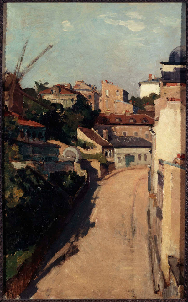 auguste-lepere-1900-the-rue-lepic-and-scrub-montmartre-art-print-fine-art-reproduction-wall-art