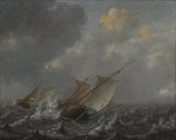 jan-porcellis-1620-vaartuie-op-'n-wankelrige-see-kunsdruk-fynkuns-reproduksie-muurkuns-id-a0gmovagx