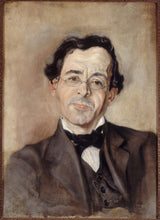 m-de-catti-1915-portret-van-paul-leautaud-1872-1956-schrijver-en-columnist-kunst-print-kunst-reproductie-muurkunst