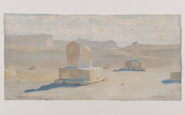 henry-brokman-1893-cairo-tombs-of-the-caliphs-art-print-fine-art-reproduction-wall-art