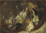 弗朗茨·安顿·马尔伯特·舒曼（Franz-Anton-Maulbertsch-1759）-在殿堂里的演示文稿艺术印刷精美的艺术复制品-墙-艺术-id-a0i7wkgk5