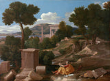 nicolas-poussin-1640-paisatge-amb-saint-john-on-patmos-impressió-art-reproducció-bell-art-wall-art-id-a0ieloagb