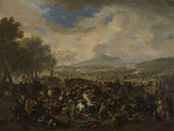 Jan-van-Huchtenburg-1706法兰西人与所有盟友之间的战斗在美术印刷品上精美的艺术复制品墙艺术ida0iup7x9w