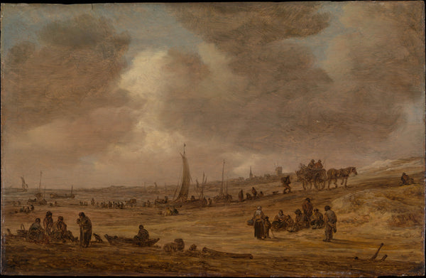jan-van-goyen-1653-a-beach-with-fishing-boats-art-print-fine-art-reproduction-wall-art-id-a0iwcczcv
