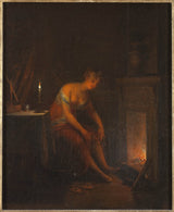 aleksander-laureus-1810-lady-tying-her-garter-art-print-fine-art-reproducción-wall-art-id-a0j9p51vq