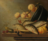Harmen-steenwijck-1652-靜物與魚和水果藝術印刷美術複製品牆藝術 id-a0jcwe6kj