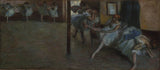 Едгар-обезгази-1891-на-балет-репетиция-арт-печат-фино арт-репродукция стена-арт-ID-a0k8gelrb