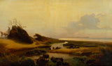 tancrede-de-la-bouere-1838，海岸由pontine沼泽的艺术印刷精美的艺术复制品墙艺术ida0ka8bji9