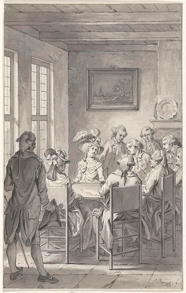 jacobus-buys-1795-interview-with-the-princess-goejanverwellesluis-1787-art-print-fine-art-reproduction-wall-art-id-a0kkkut8h