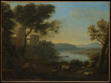 claude-lorrain-1639-pastorale-landskap-die-Romeinse-kampagna-kunsdruk-fynkuns-reproduksie-muurkuns-id-a0lnzk9ki