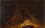 Winslow-homer-1880-tábortűznél-art-print-fine-art-reprodukció fal-art-id-a0oxly2pk