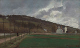 Camille Pissarro - 1866-the-banky-of-the-Marne-in-zima-art-print-fine-art-reprodukčnej-wall-art-id-a0qkijguk