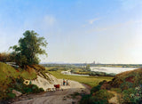 ernst-kaiser-1839-vista-da-oberfohring-a-monaco-stampa-artistica-riproduzione-fine-art-wall-art-id-a0ri0olq8