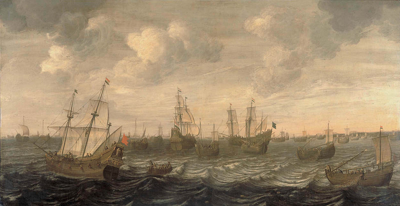 cornelis-beelt-1660-the-dutch-herring-fleet-under-sail-art-print-fine-art-reproduction-wall-art-id-a0stuyhgh