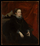 安东尼·范·戴克1622年的一个女人的画像，被称为马切萨·迪拉佐佐的艺术打印精细艺术复制品墙上的艺术ID a0stvm3c8