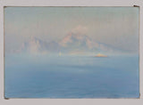 henry-brokman-1912-capri-strmé-pobrežie-výhľad na more-umenie-tlač-výtvarné-umenie-reprodukcie-steny