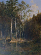 路德維希·哈勞斯卡-1878-waldpartie-on-gerichtsberg-in-kaumberg-藝術印刷品美術複製品牆藝術 id-a0vnwrqi3