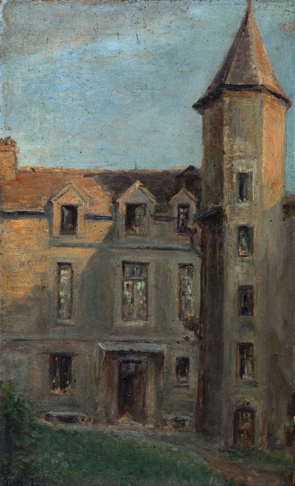 lucie-dreux-turret-gentilly-art-print-fine-art-reproduction-wall-art