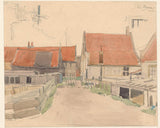扬·哈瑙1886年在阿姆斯特丹Vinkenbuurt的房子里打印艺术印刷精美的艺术复制品-墙-艺术-id-a0xro2tyq