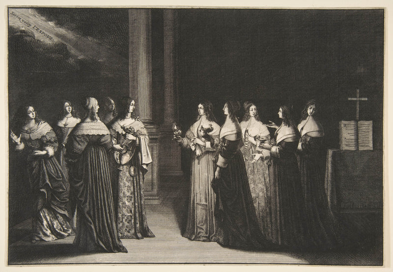 abraham-bosse-1635-the-wise-virgins-refuse-oil-to-the-foolish-virgins-art-print-fine-art-reproduction-wall-art-id-a0zlgd3cx