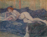 亨利·德·圖盧茲·勞特雷克-1897-躺在沙發上的藝術印刷品美術複製品牆藝術 id-a0zppsbnz