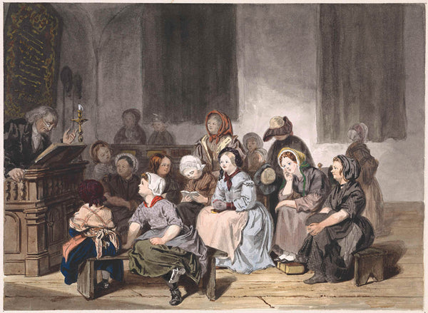 jan-fabius-czn-1830-church-service-with-girls-art-print-fine-art-reproduction-wall-art-id-a11zrw8xy