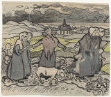 理查德-羅蘭-霍爾斯特-1893-漁夫-婦女在沙丘-藝術印刷品-精美藝術-複製品-牆藝術-id-a124txdj6