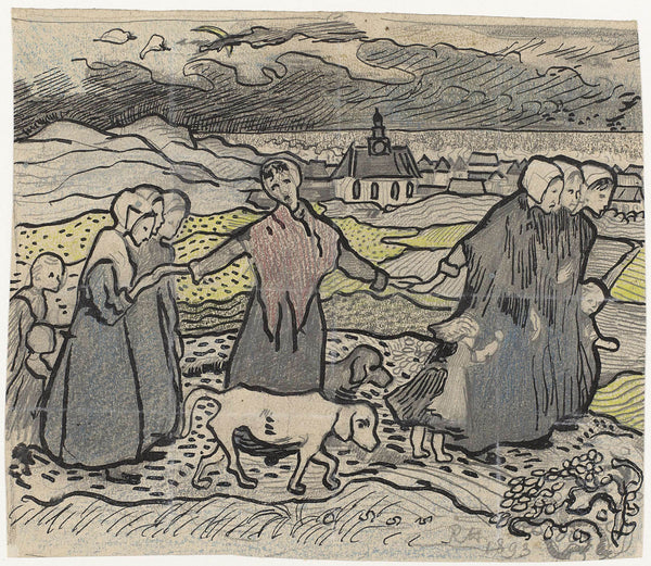 richard-roland-holst-1893-fisherman-women-in-the-dunes-art-print-fine-art-reproduction-wall-art-id-a124txdj6