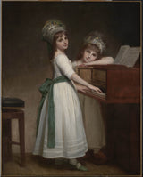Džordžs Romnijs-1783-Marijas un Edvarda Tērlova 1.-barona-Turlova-art-print-reproduction-wall-art-id-a12f86qmq-portrets un Katrīnas-meitu