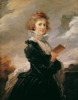 Friedrich-Heinrich-Fuger-1797-näitlejanna-Josefa-Hortensia-Fuger-kunstnikud-naine-kunstiprint-kujutav-kunst-reproduktsioon-seinakunst-id-a12sowftr