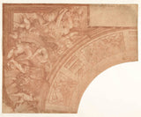 mattheus-terwesten-1680-design-na-na-roh-kus-stropu-dole-umelecka-tlač-výtvarná-umelecká-reprodukcia-stena-art-id-a13mzrlyu