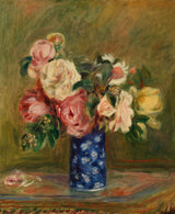 Pierre-Auguste Renoir - 1882-kytice-of-the-ruže-rose-kytice-art-print-fine-art-reprodukčnej-steny-art-id-a14lnmbet