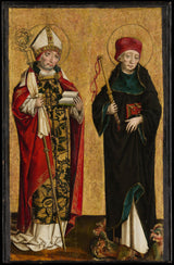 エッゲンブルクの巨匠-1490年-聖アダルベルトと聖プロコピウス-アートプリント-ファインアート-複製-ウォールアート-id-a14xcqz26
