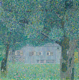 gustav-klimt-1911-trang trại-ở-buchberg-thượng-Áo-trang trại-nghệ thuật-in-mịn-nghệ thuật-sản xuất-tường-nghệ thuật-id-a15ere56j