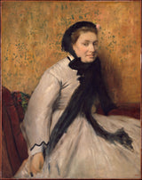edgar-degas-1865-portret ženske-v-sivi-art-print-fine-art-reproduction-wall-art-id-a15m74krb