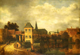 balthasar-van-der-veen-1650-udsigt-over-byen-haarlem-taget-fra-Spaarne-floden-kunst-print-fine-art-reproduction-wall-art-id-a162r4dtb