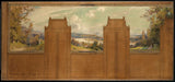 尤金资产阶级1907年素描为bagneux镇风景联名维尔艺术的艺术打印精细艺术复制墙艺术