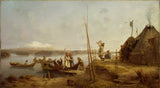 johan-fredrik-hockert-bridal-homecoming-at-lake-hornavan-art-print-fine-art-reproduction-wall-art-id-a17932baz