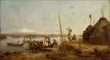 johan-fredrik-hockert-brude-hjemkomst-ved-søen-hornavan-kunst-print-fine-art-reproduction-wall-art-id-a17932baz