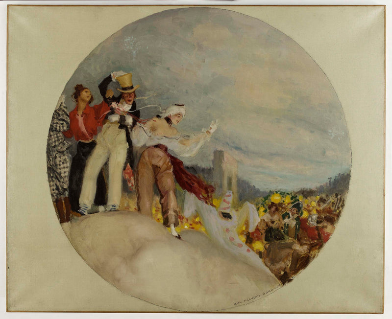 auguste-francois-marie-gorguet-1905-sketch-for-the-town-hall-of-the-10th-village-hall-parade-on-the-boulevards-art-print-fine-art-reproduction-wall-art