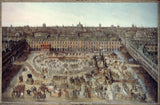 anonimen-1612-rimski-vitezi-slave-veliki-vrtiljak-dali-5-do-7-april-1612-ob-priliki-poroke-ludvika-xiii-z- Anne-of-Austria-place-royale-art-print-fine-art-reproduction-wall-art