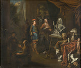 balthasar-van-den-bossche-1704-參觀雕塑家工作室-藝術印刷-美術複製-牆壁藝術-id-a18i6fdu6
