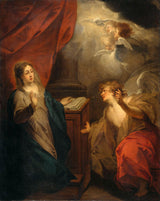 雅各布德維特 1723 向聖母領報藝術印刷精美藝術複製品牆藝術 id-a191jrd4r