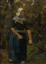 richard-roland-holst-1890-uma-mulher-camponesa-com-um-pau-impressão-de-arte-reprodução-de-belas-artes-arte-de-parede-id-a197695hs
