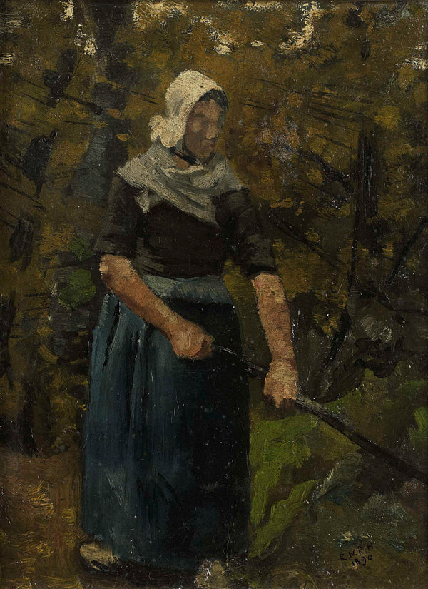 richard-roland-holst-1890-a-peasant-woman-with-a-stick-art-print-fine-art-reproduction-wall-art-id-a197695hs